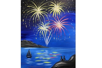 Paint & Sip - “Fireworks Celebration”